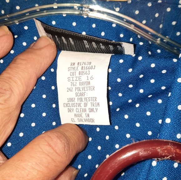 Miss Dorby 2pc Polka Dot Suit Size 16 - Picture 9 of 9